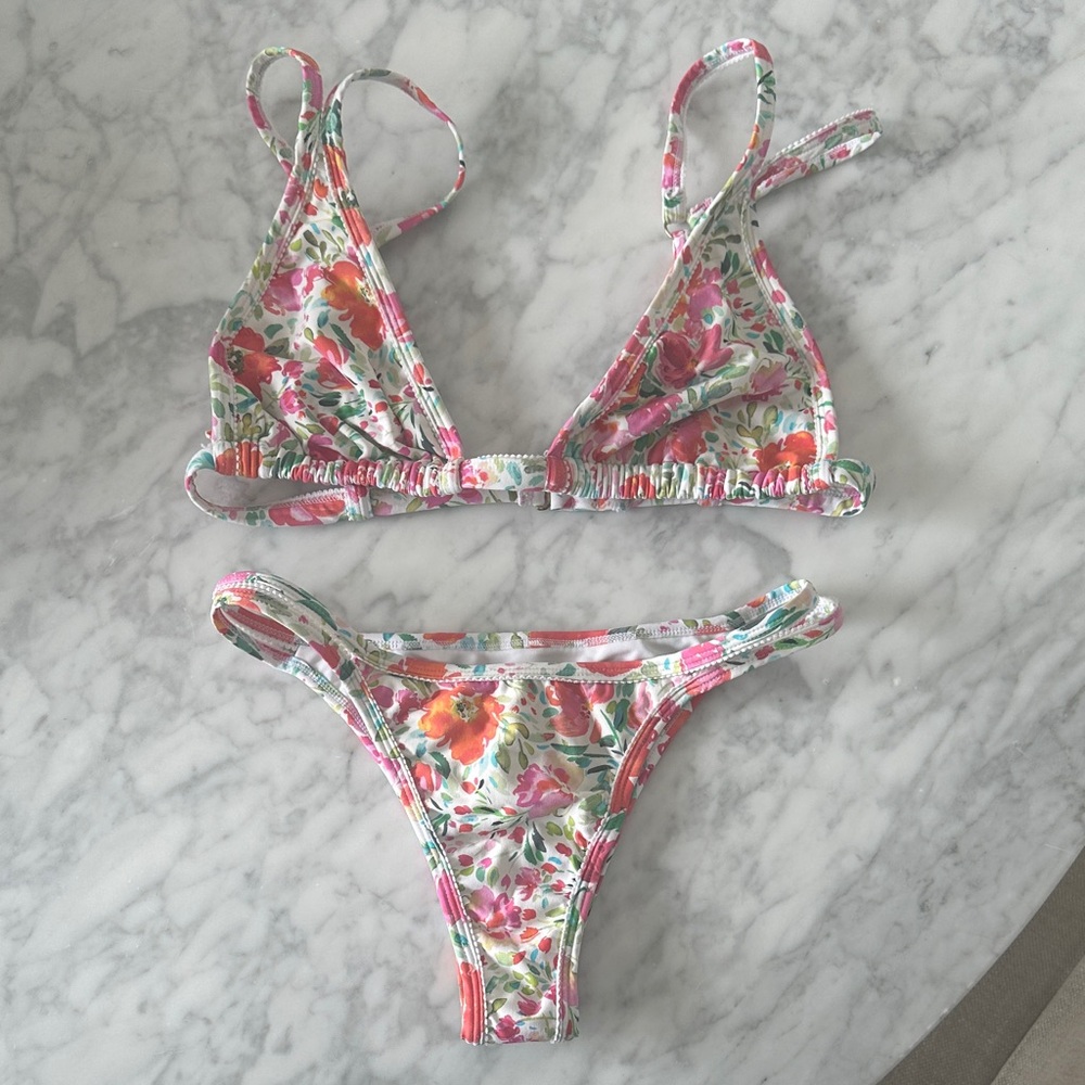 Colorful Floral Bikini Set